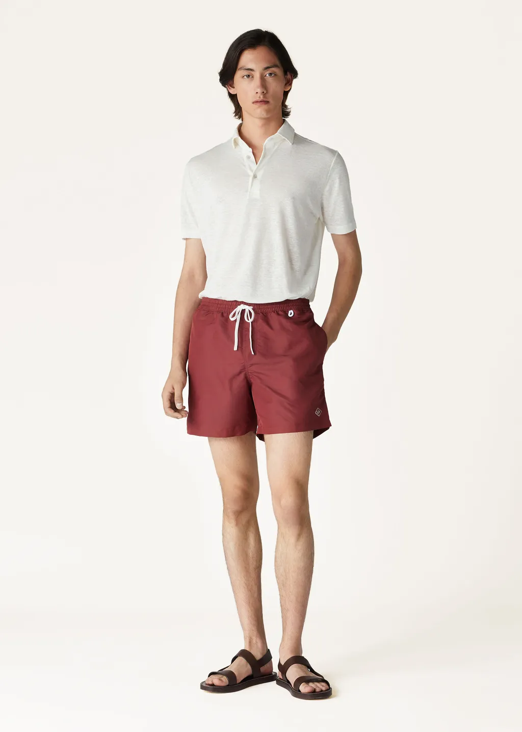 Drawcord Waist Beach Shorts