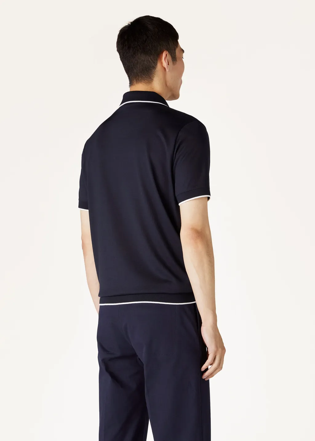 Freshly Cut Wool Lapel Polo Shirt