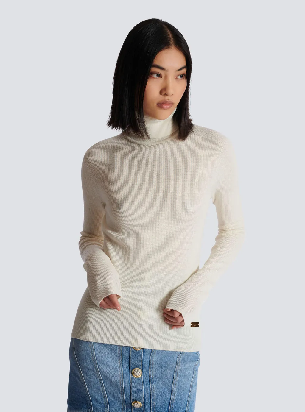 Knitted Turtleneck Sweater