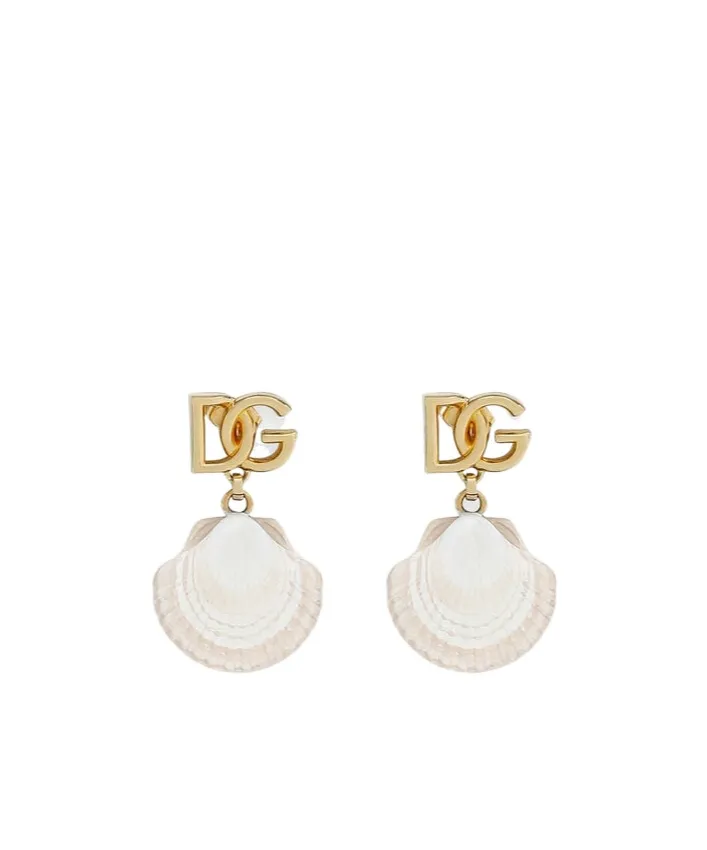 Dolce & Gabbana Dg Logo Lettering Earrings