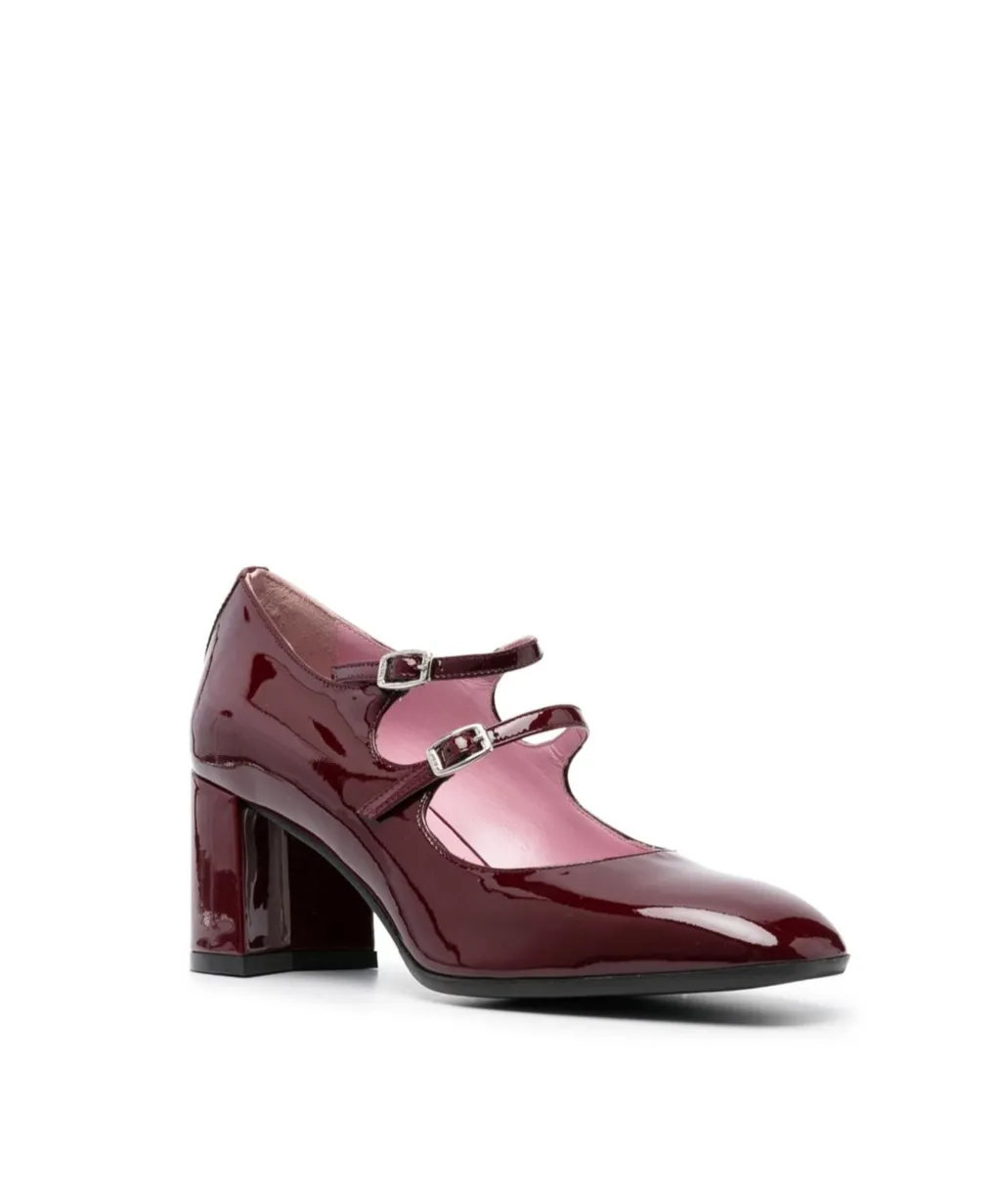 High-Heeled Mary Jane Shoes