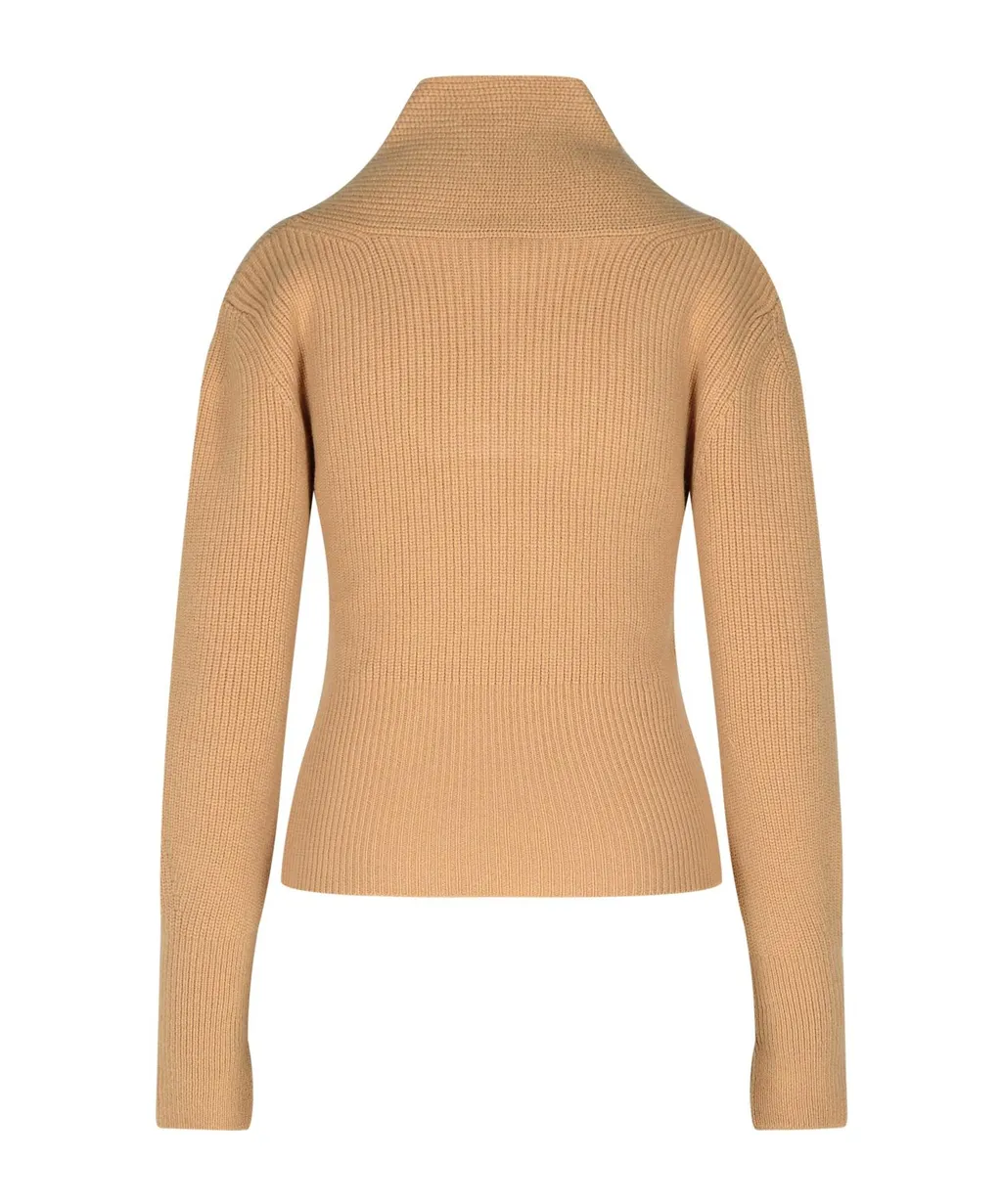 Patou V-Neck Knit Sweater