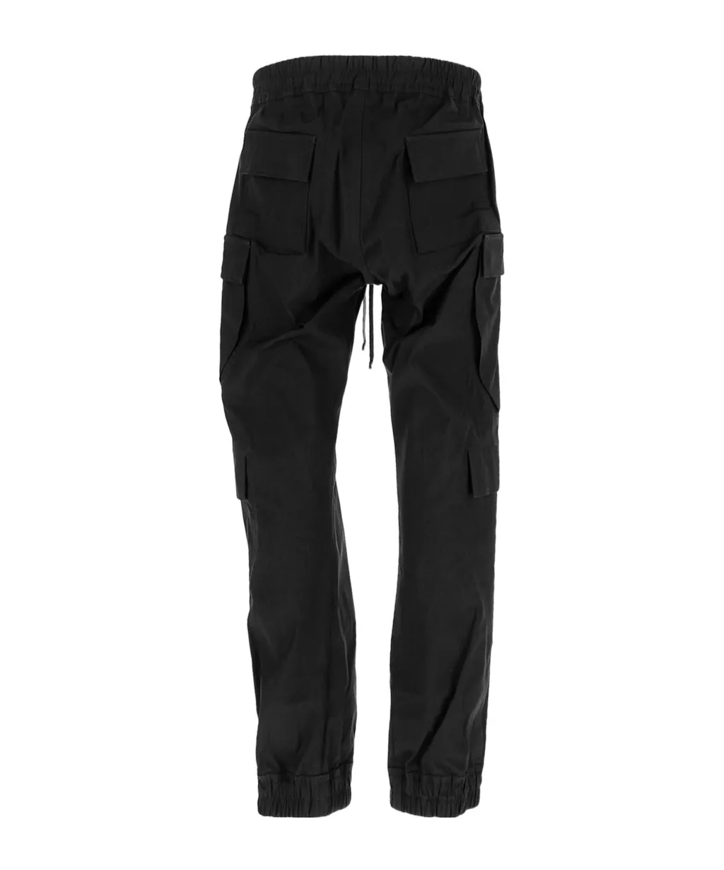 Rick Owens Straight-Leg Drawstring Cargo Trousers
