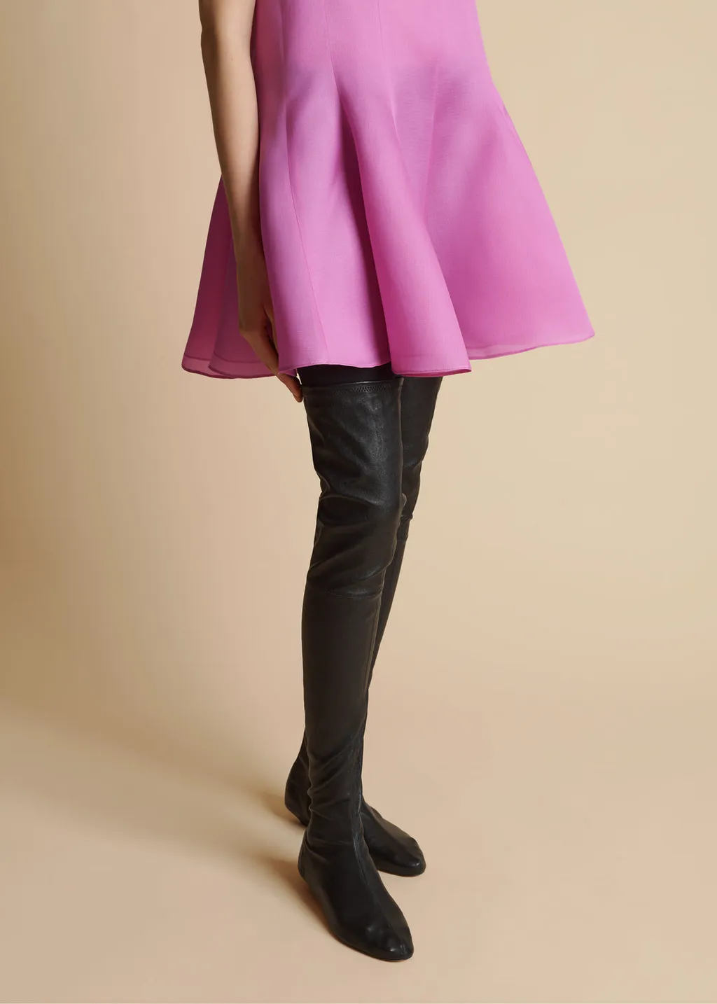 Khaite The Mags Sleeveless Mini Dress