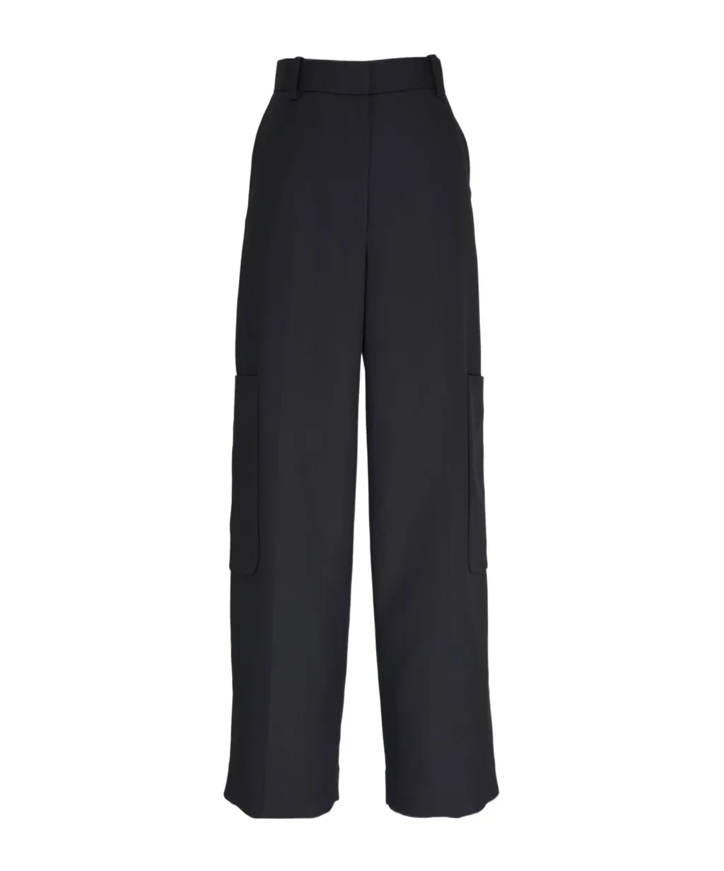 Khaite Caiton High-Waisted Tailored Trousers