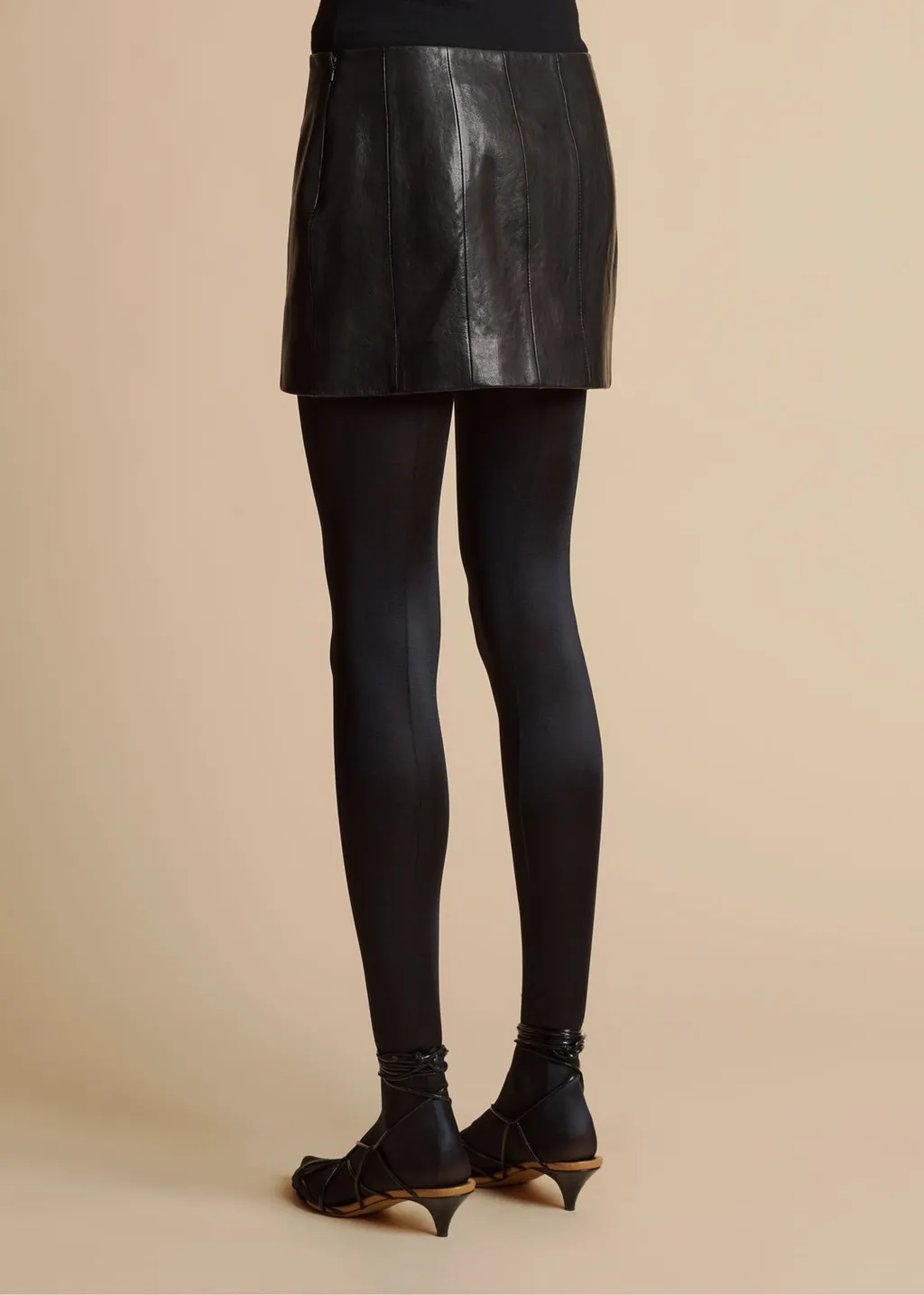 Khaite Meelar Panelled Mini Skirt