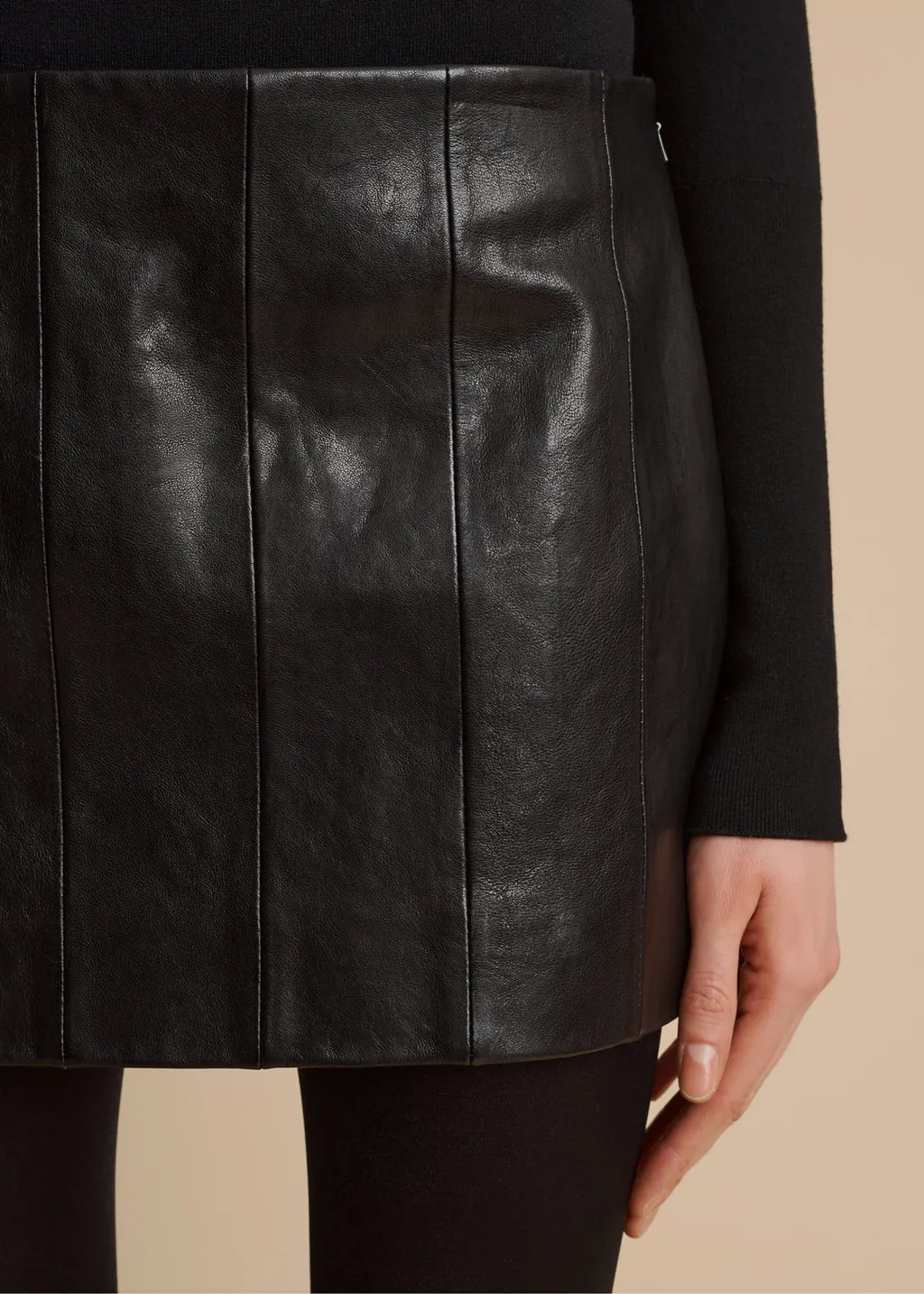 Khaite Meelar Panelled Mini Skirt