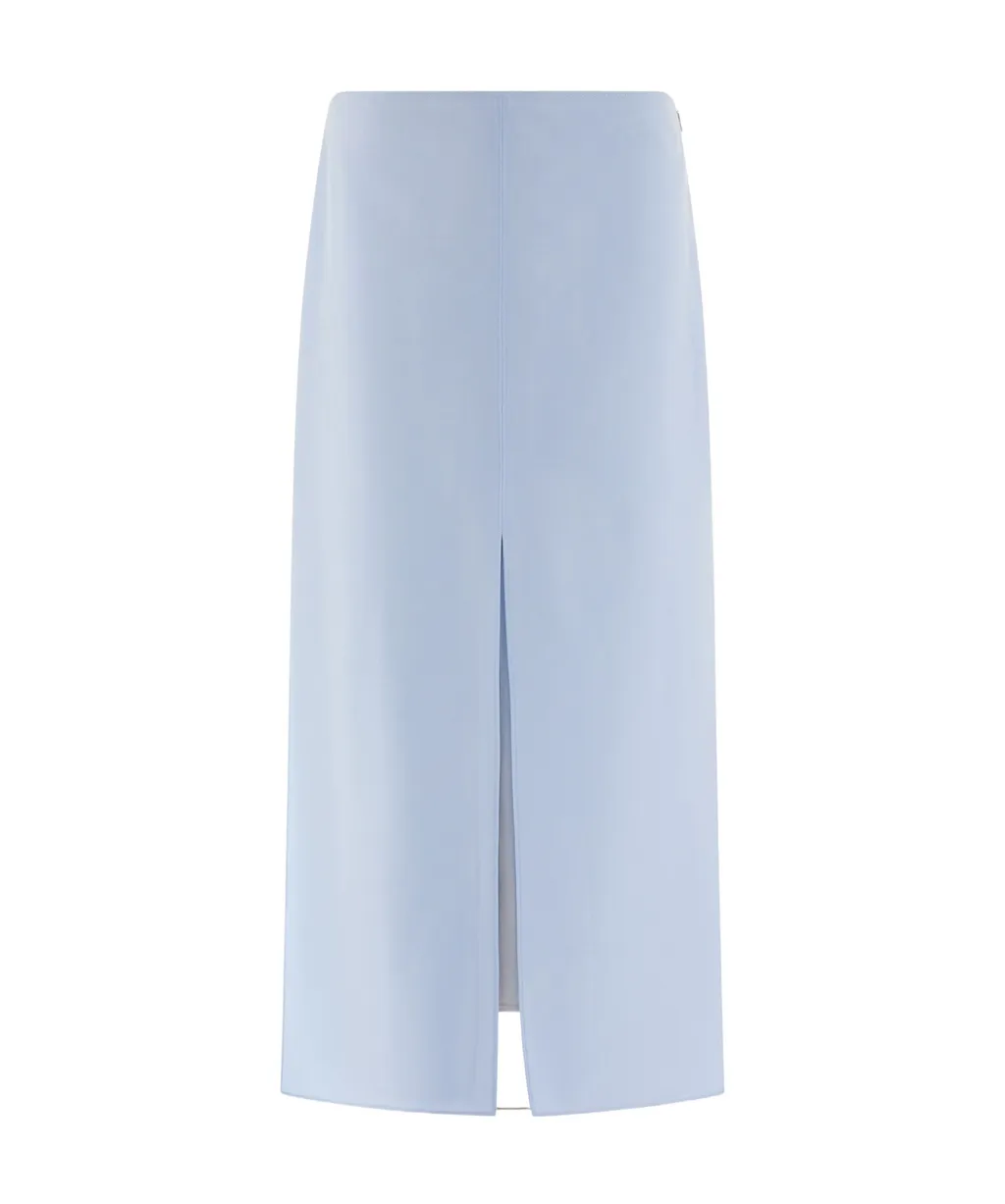Freshly Cut Wool Layered Skirt