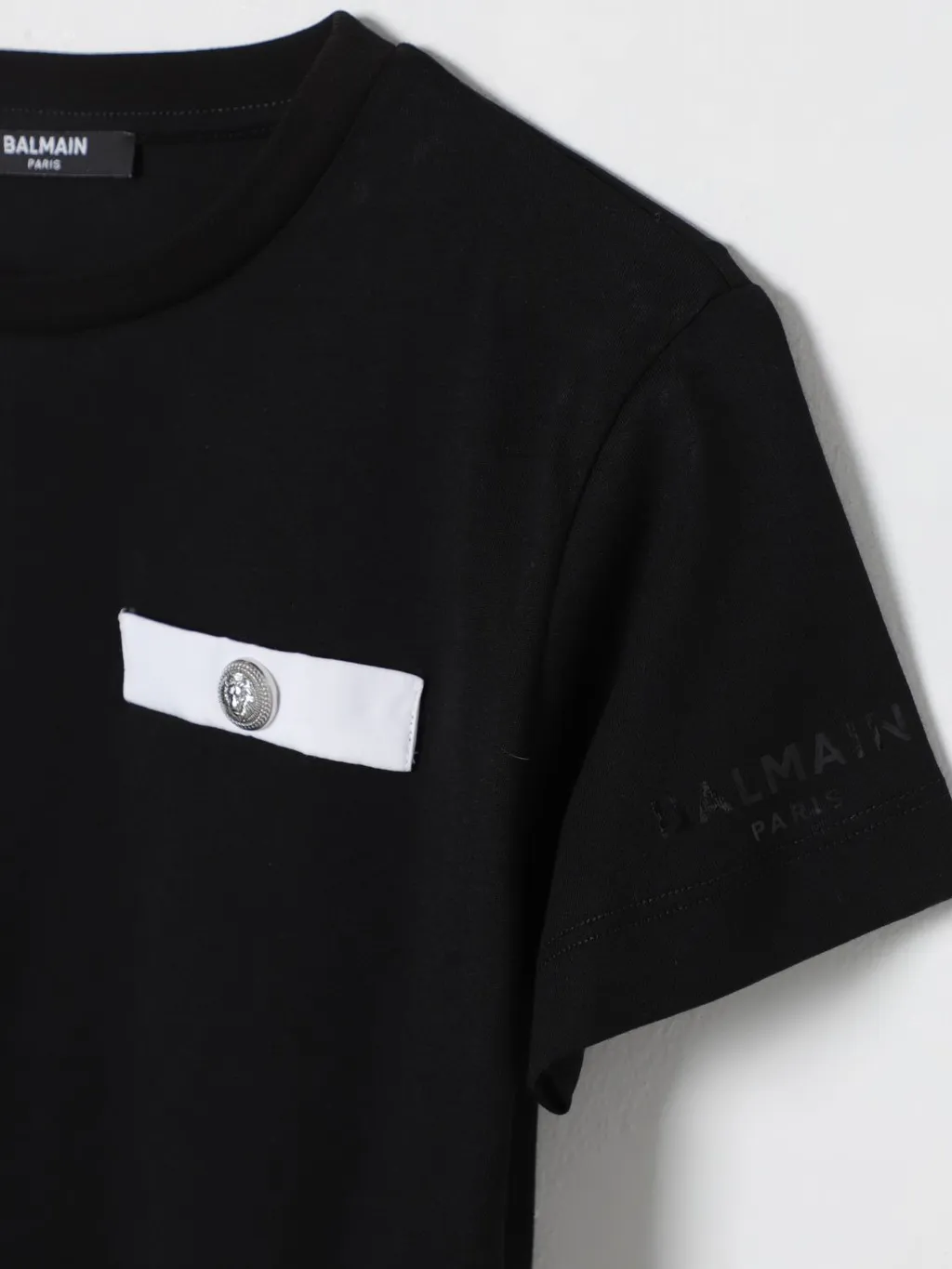 Balmain Kids Logo-Printed Crewneck T-Shirt
