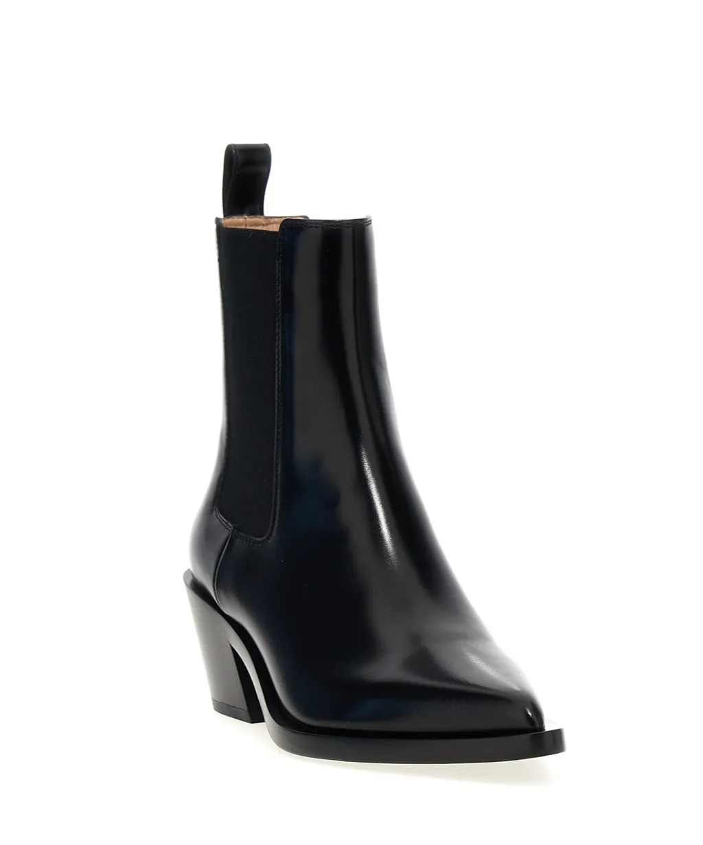 Gianvito Rossi Wylie Pointed Toe Ankle Boots
