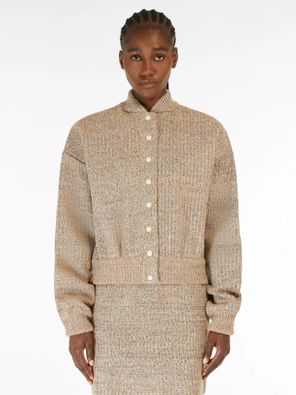 Sportmax Buttoned Long-Sleeved Coat