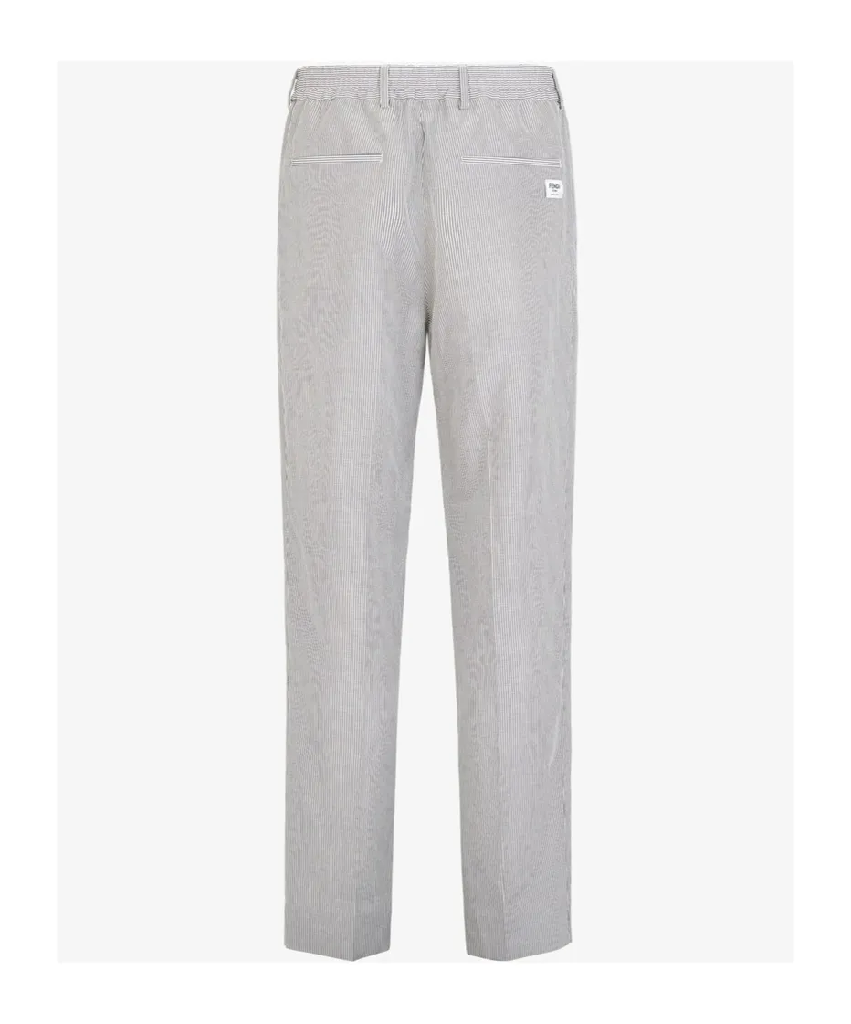 Fendi Pinstripe Pleated Pants