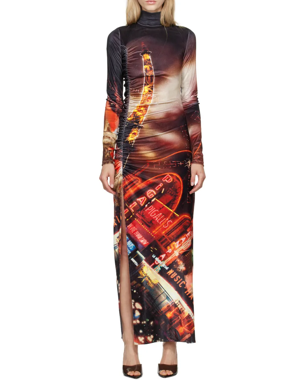 Pigalle Velvet Maxi Dress