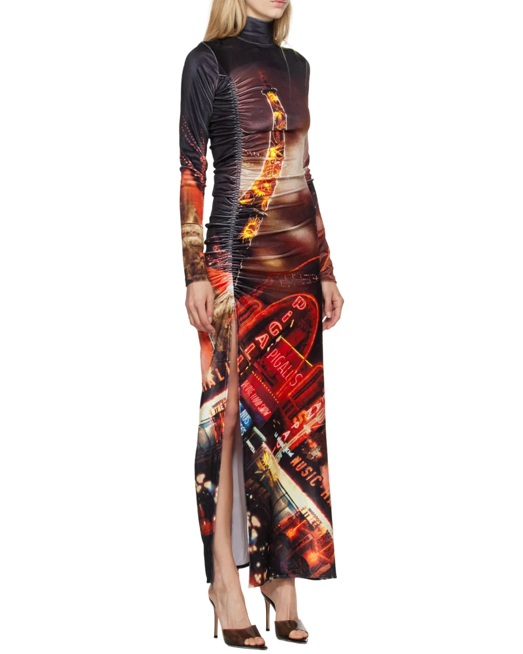 Pigalle Velvet Maxi Dress