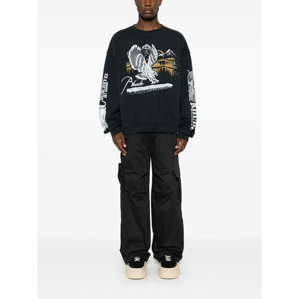 Graphic-Print Cotton Sweatshirt