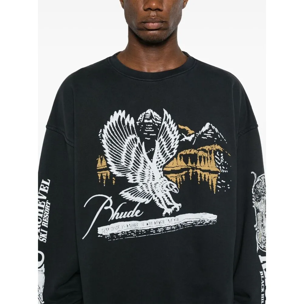 Graphic-Print Cotton Sweatshirt
