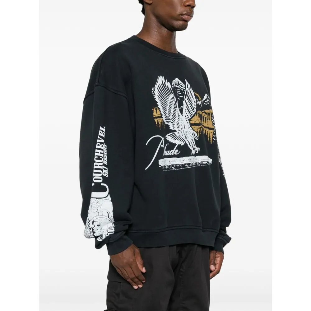 Graphic-Print Cotton Sweatshirt