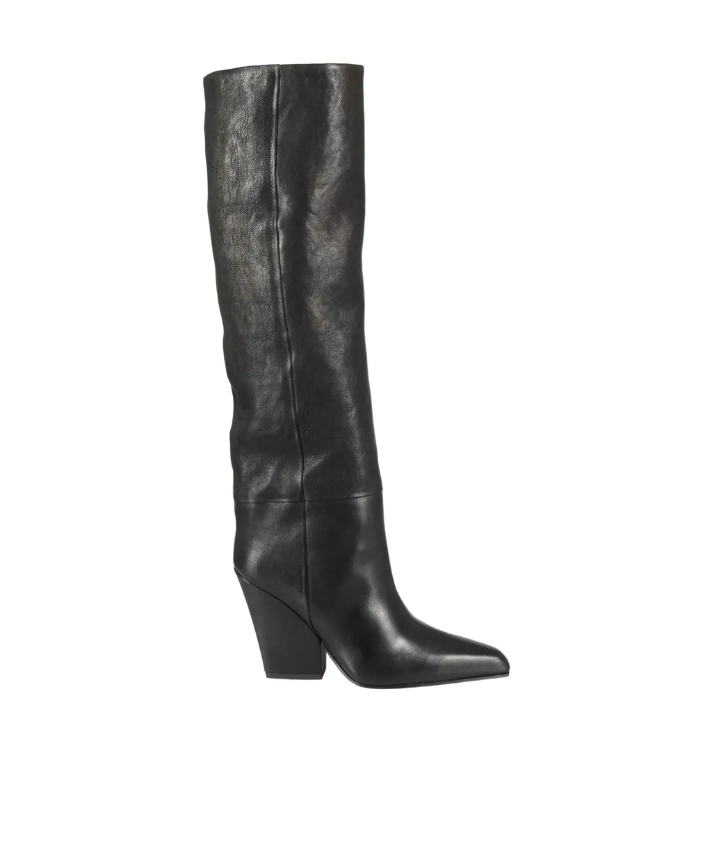 Thick-Heeled Boots