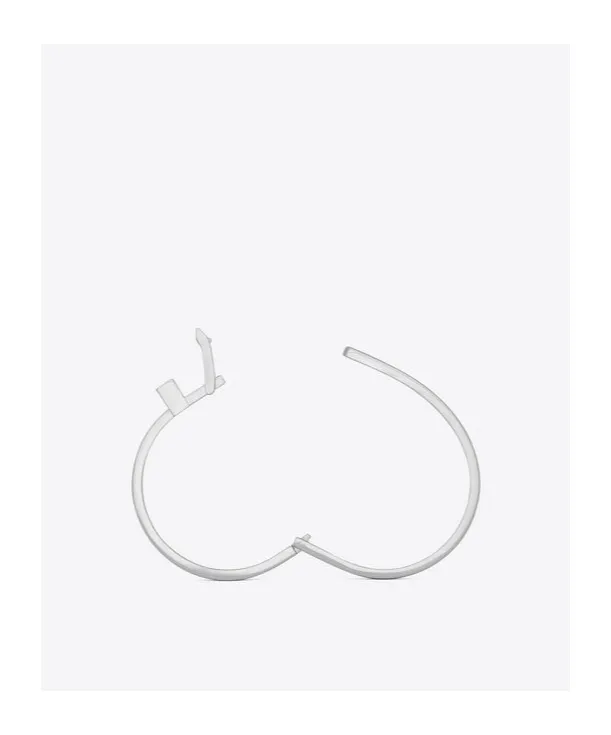Saint Laurent Logo Engraved Buckle Bracelet