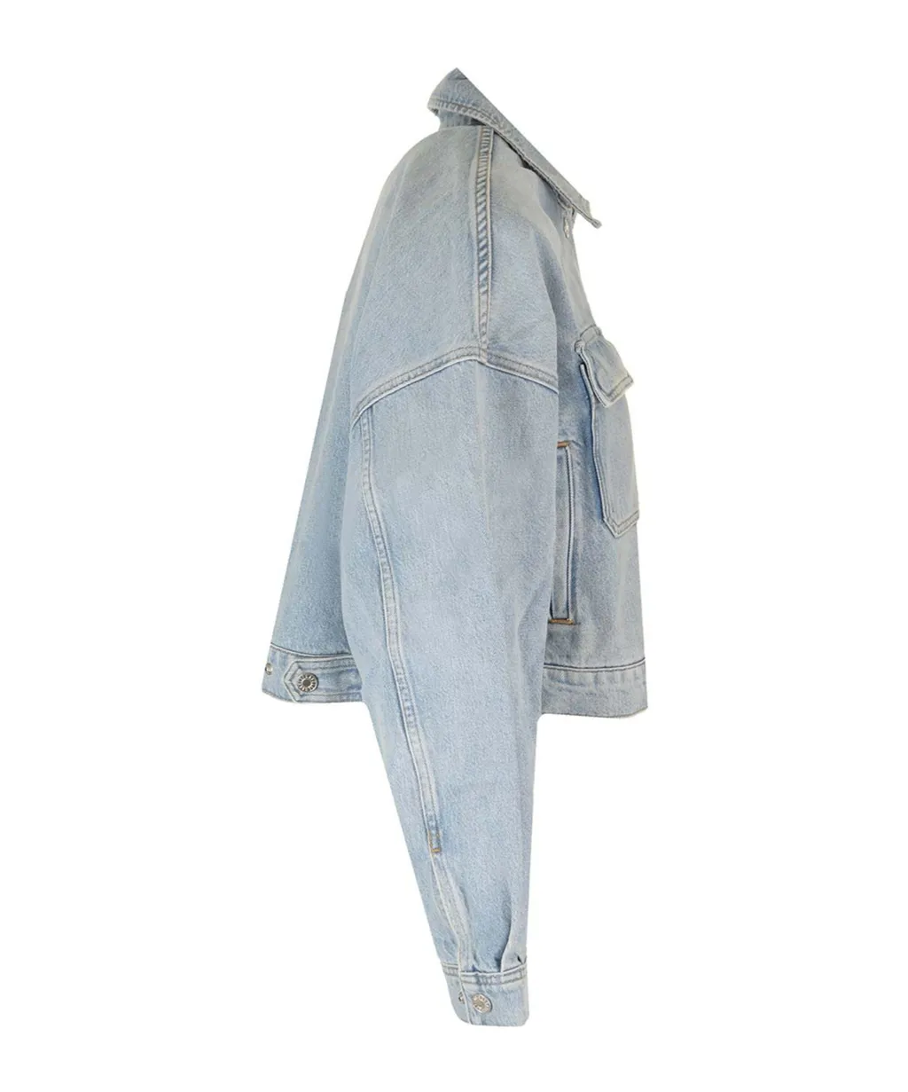 Long-Sleeved Denim Jacket