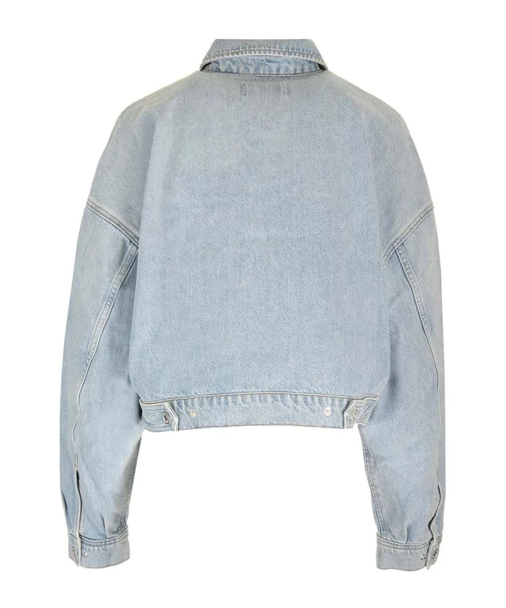 Long-Sleeved Denim Jacket