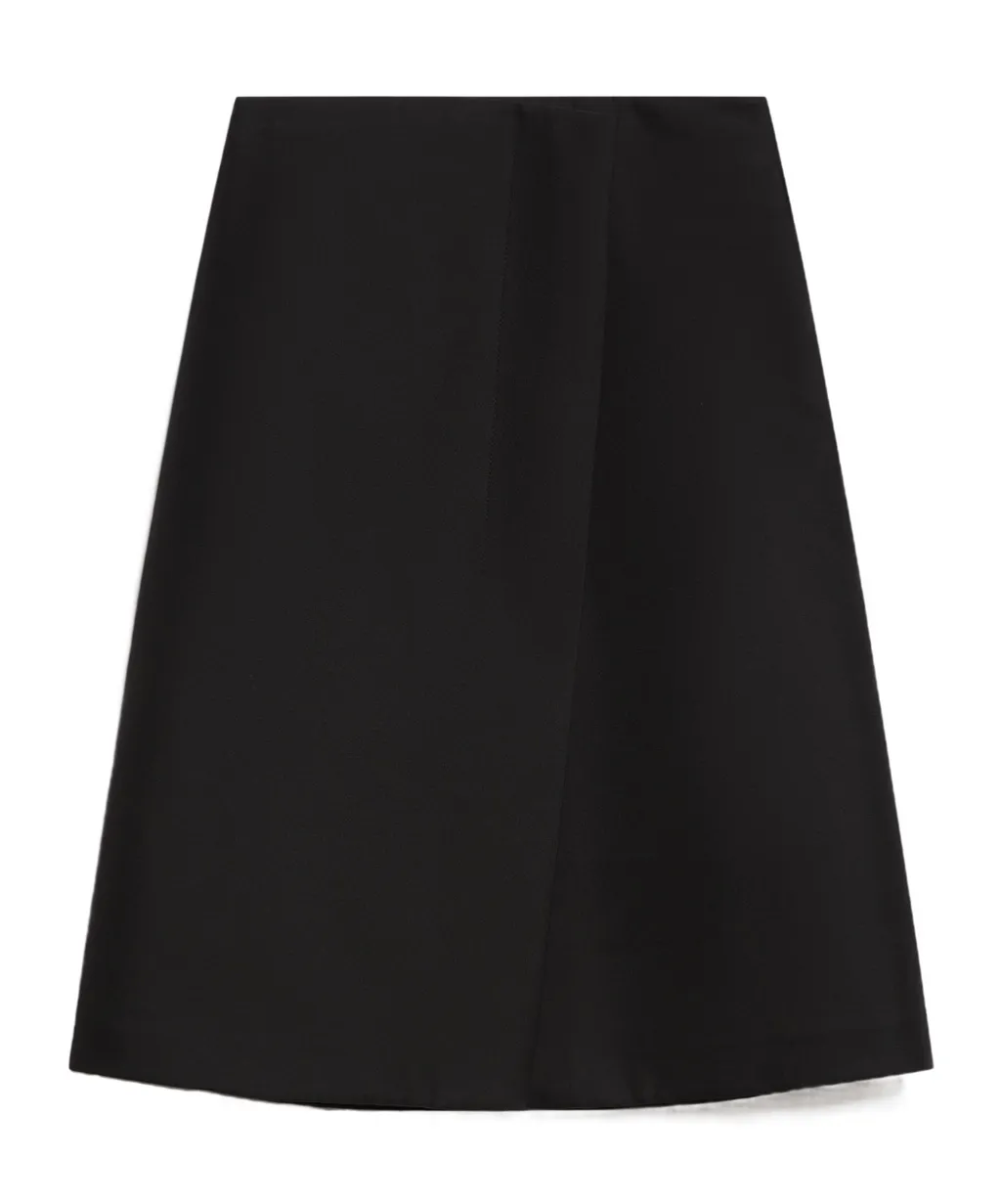 Sportmax Low-Rise Wrap A-Line Skirt