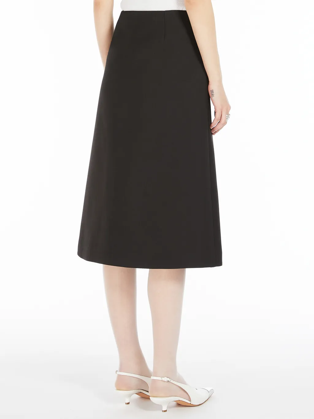 Sportmax Low-Rise Wrap A-Line Skirt