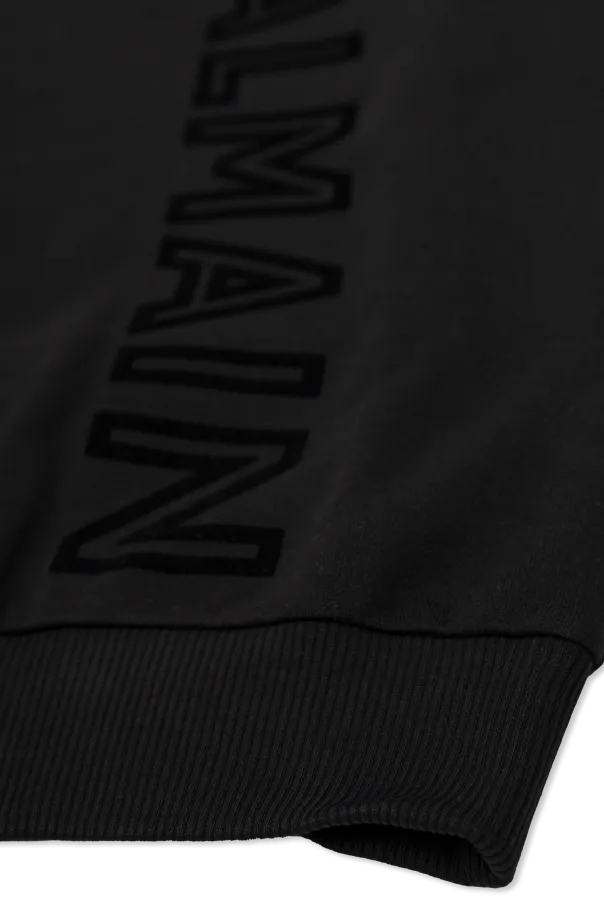 Balmain Kids Logo Printed Crewneck Sweatshirt