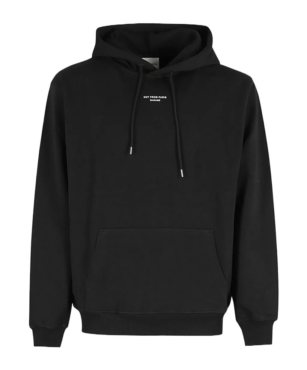 DrÔLe De Monsieur Slogan Print Hoodie