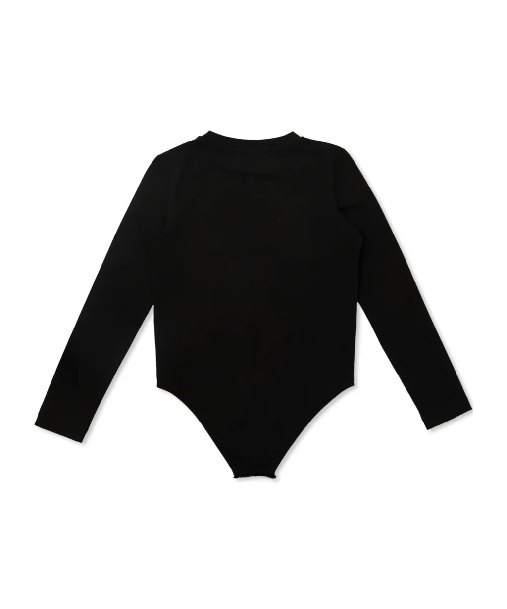 Balmain Kids Logo Printed Ribbed Body
