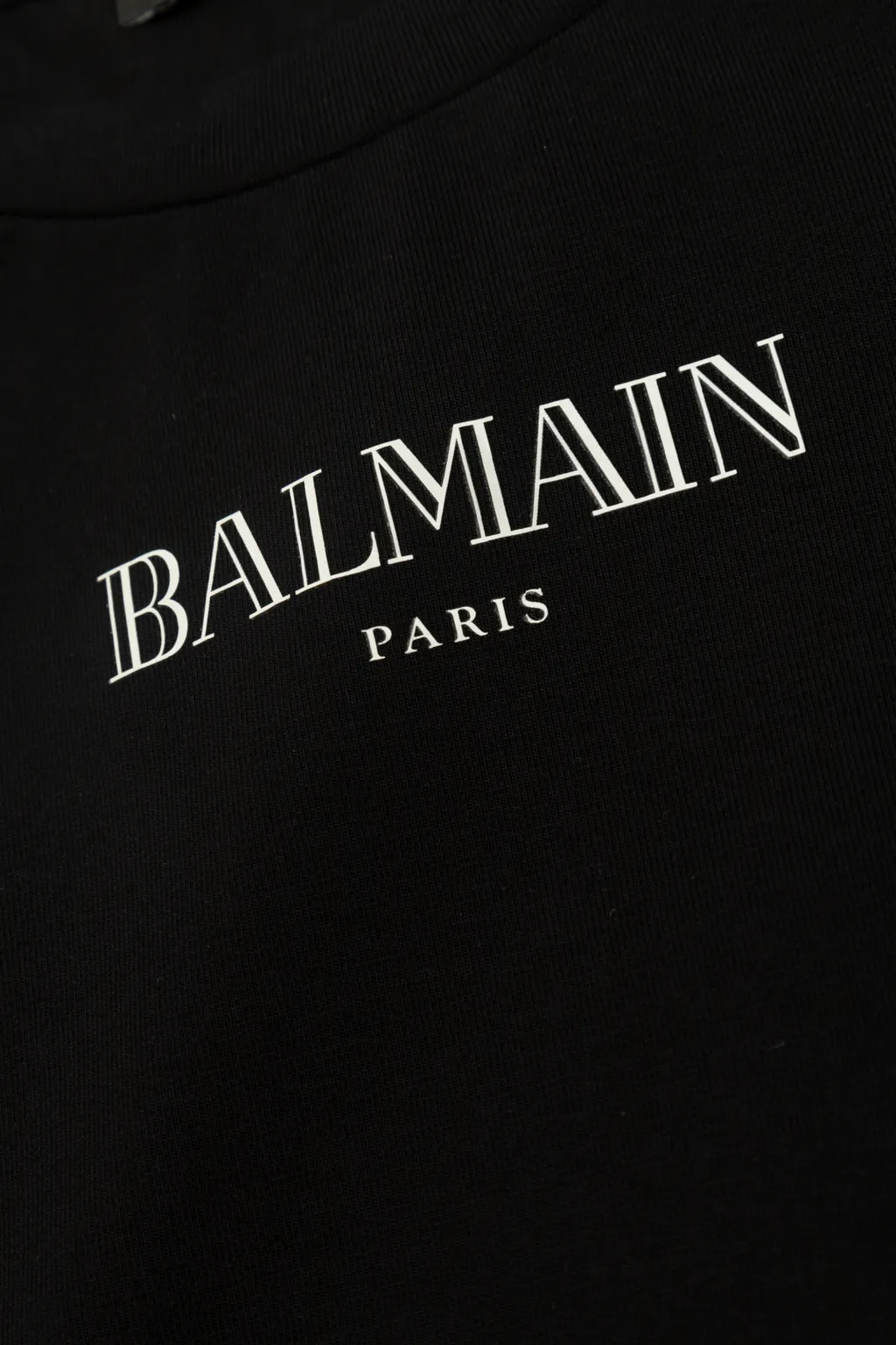 Balmain Kids Logo Printed Ribbed Body