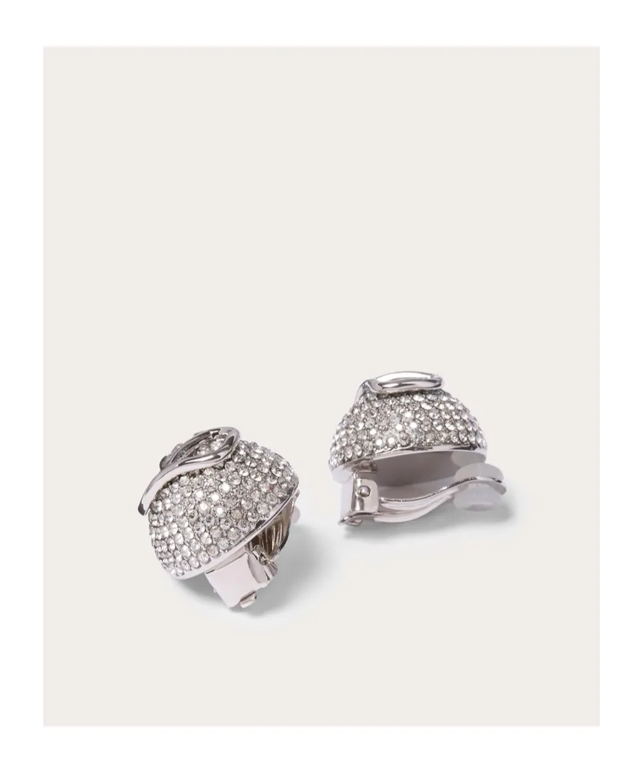 Valentino Vlogo Signature Embellished Earrings