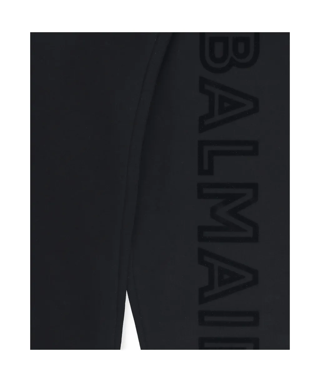 Balmain Kids Logo Printed Jersey Pants