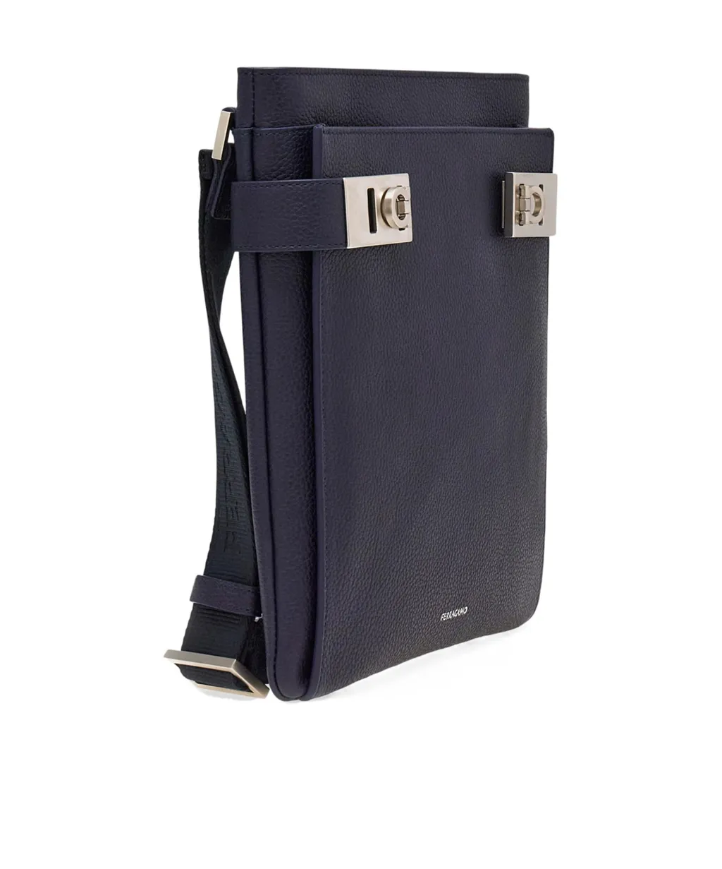 Logo Pattern Shoulder Bag