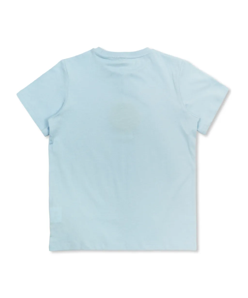 Stella Mccartney Kids Logo Printed Crewneck T-Shirt