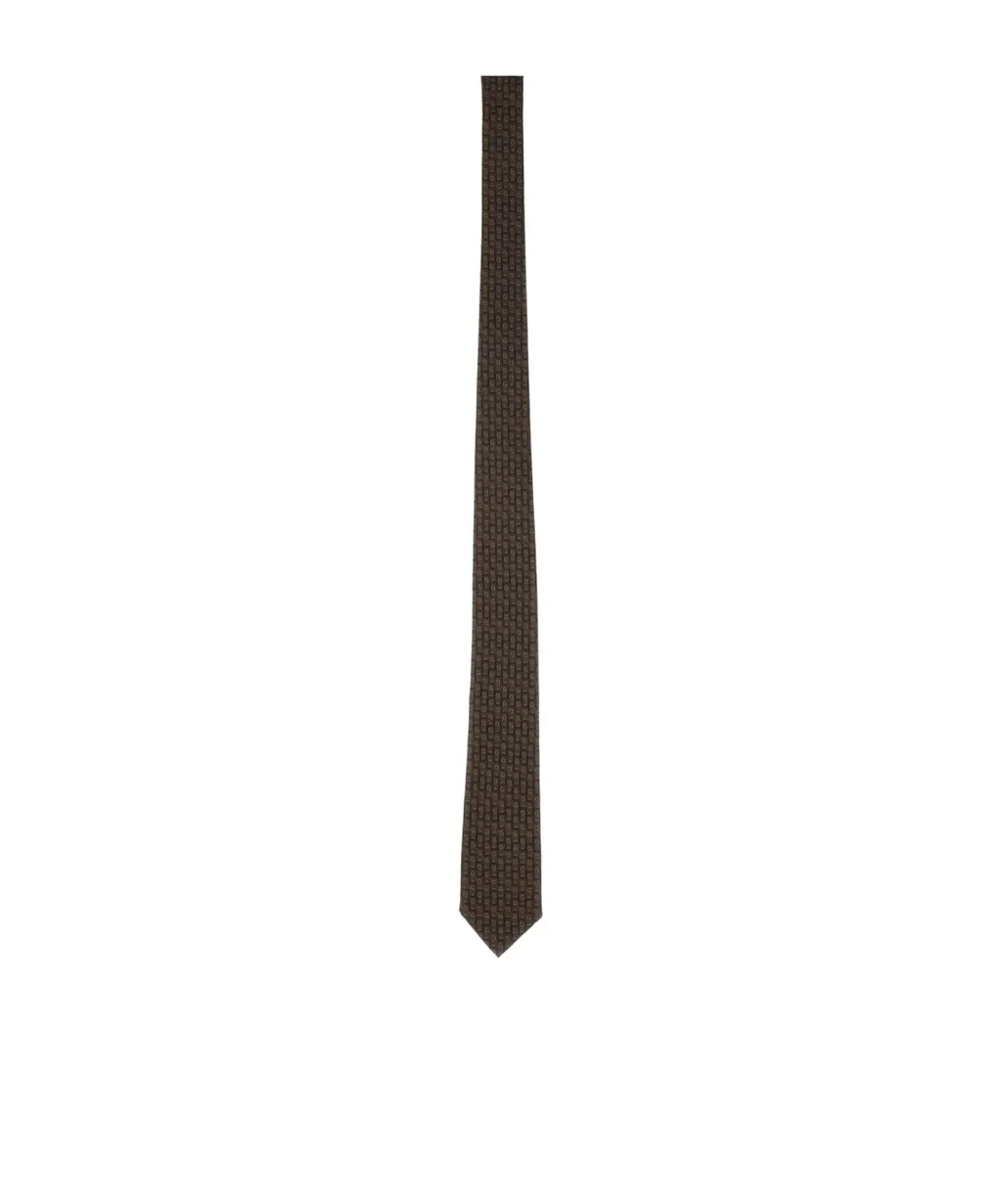 Salvatore Ferragamo Monogram Jacquard Tie