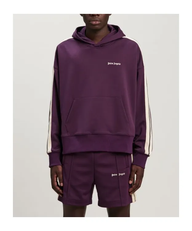 Palm Angels Logo Embroidered Hoodie