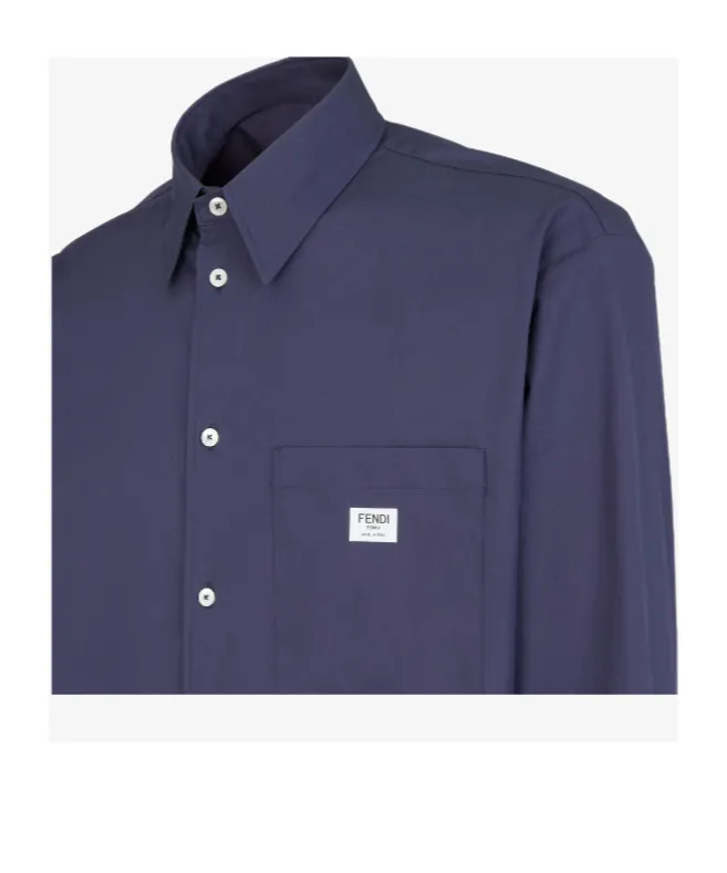 Fendi Buttoned Long-Sleeved Shirt