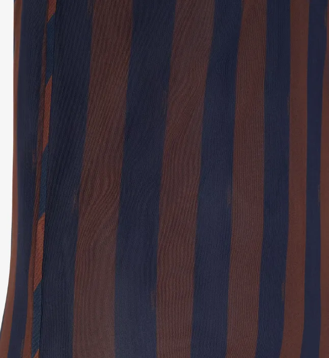 Fendi Pequin Tulle Dress