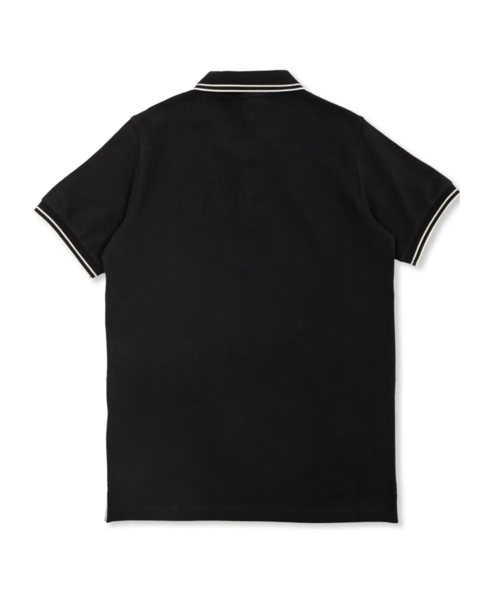 Stone Island Junior Compass-Patch Short Sleeved Polo Shirt
