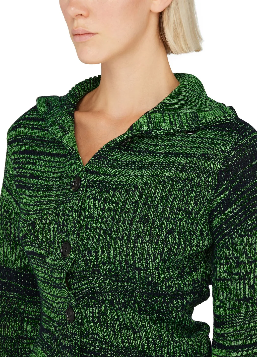 Twisted Effect Cardigan Sweater