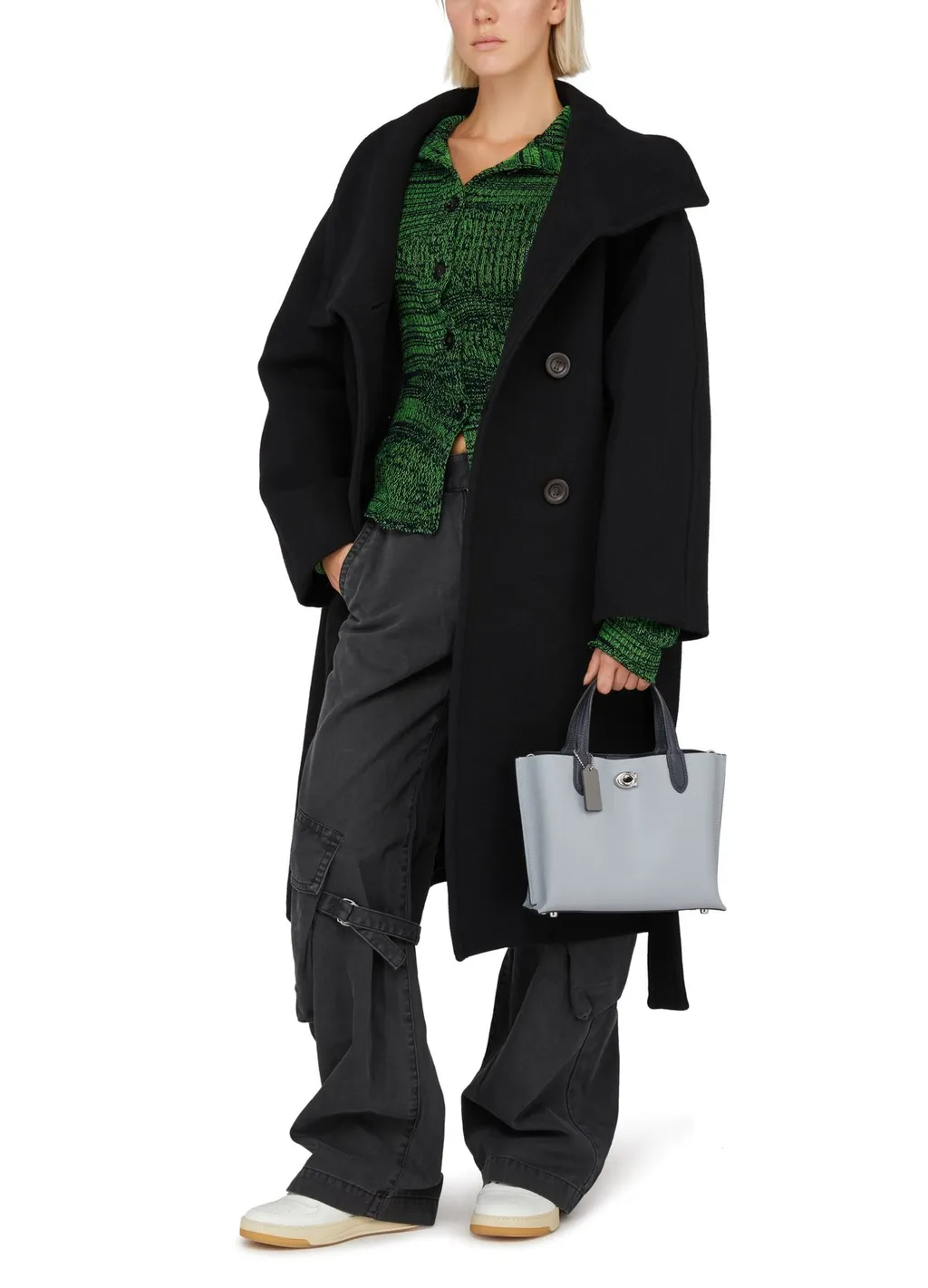 Twisted Effect Cardigan Sweater