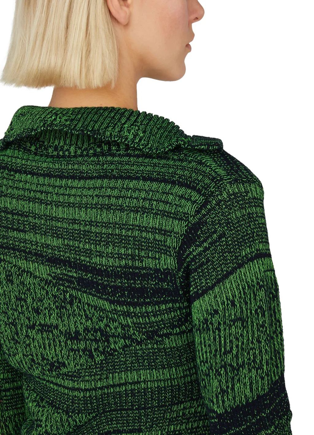 Twisted Effect Cardigan Sweater