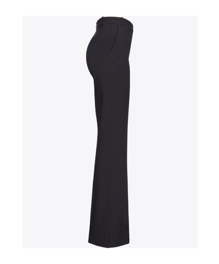 Pinko High-Waist Flared Trousers