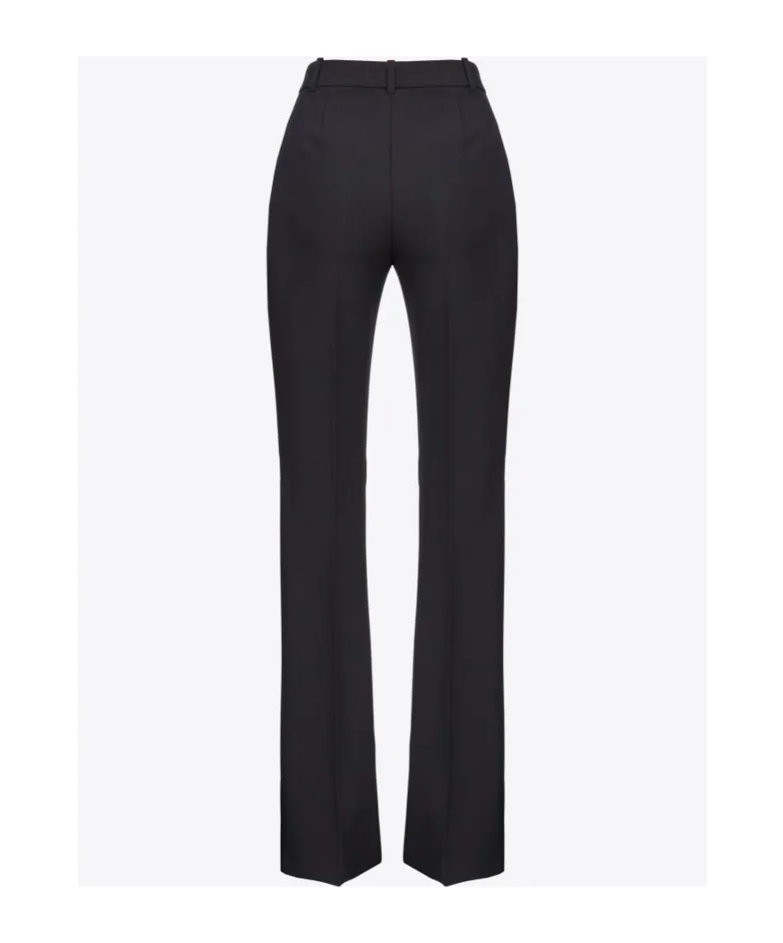 Pinko High-Waist Flared Trousers