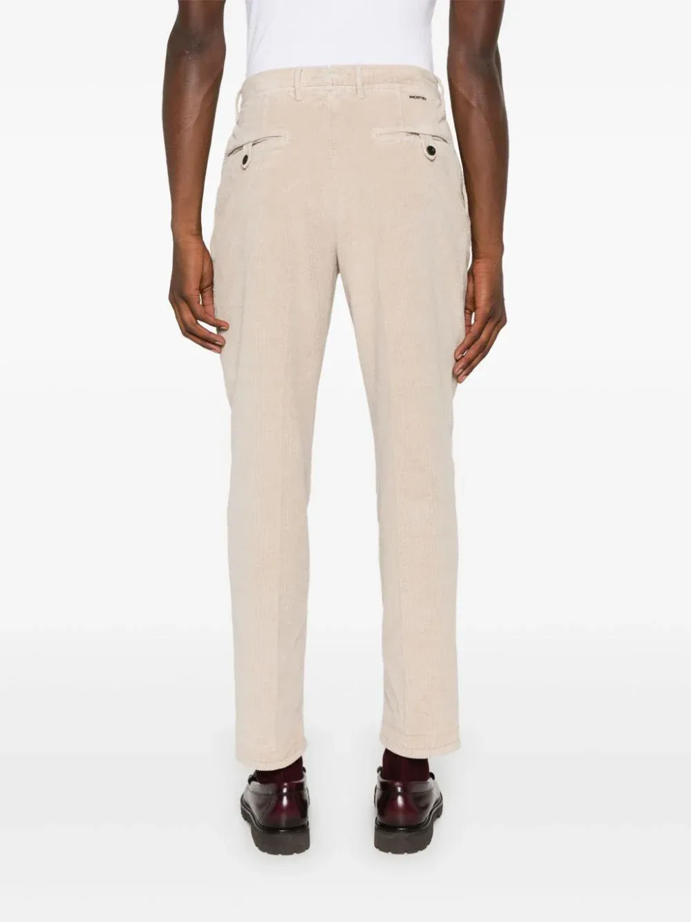 Tapered-Leg Corduroy Trousers