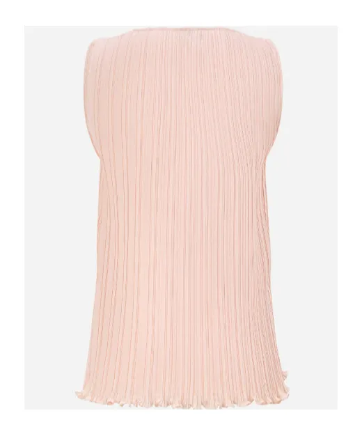Lanvin Sleeveless Pleated Top