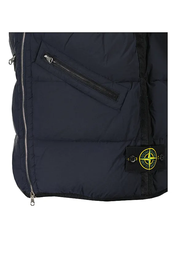 Stone Island High Neck Zipped Down Gilet