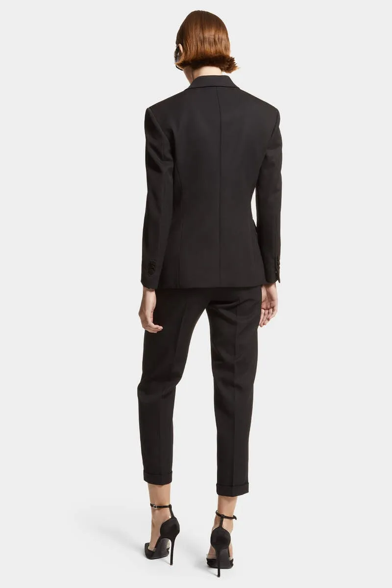 Dsquared2 Boston Double-Breasted Satin Suit