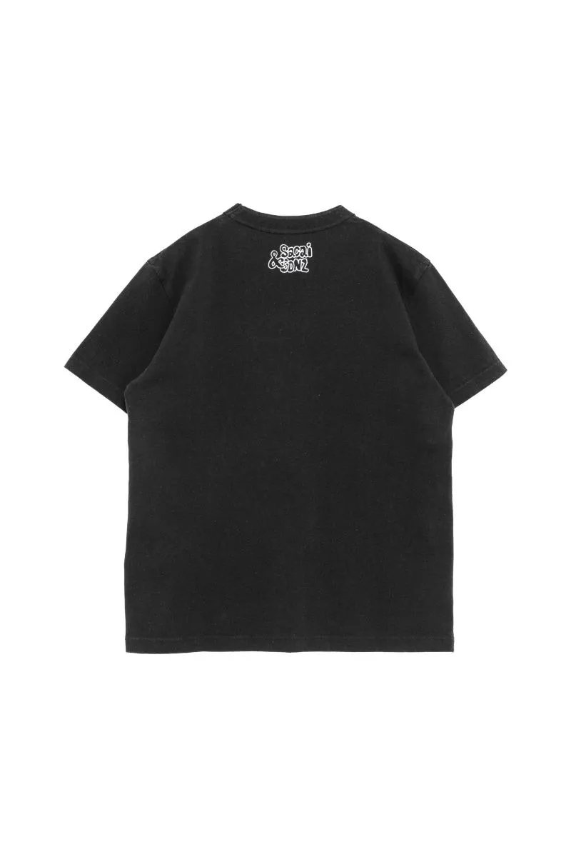 Sacai Graphic Printed Crewneck T-Shirt
